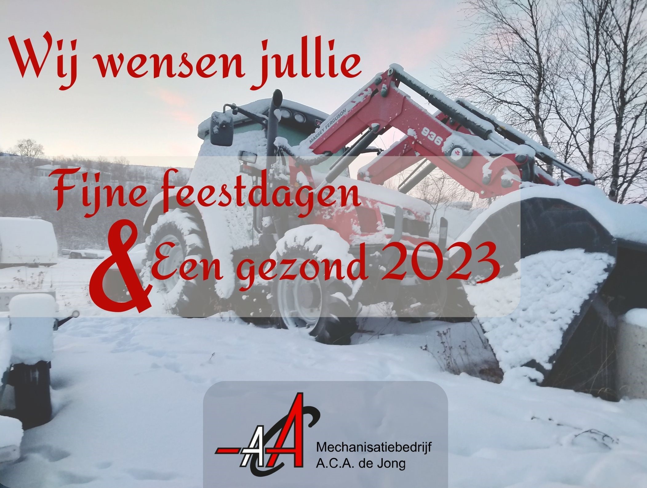 Prettige kerstdagen